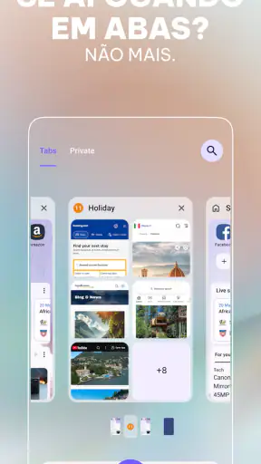 Navegador privado Opera com IA screenshot