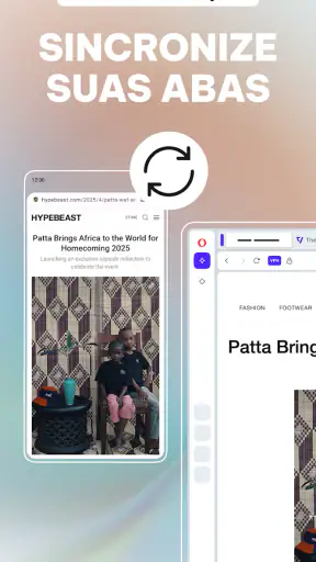 Navegador privado Opera com IA screenshot