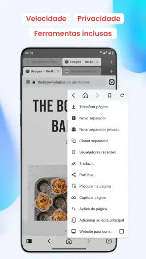Navegador Vivaldi - Seguro screenshot