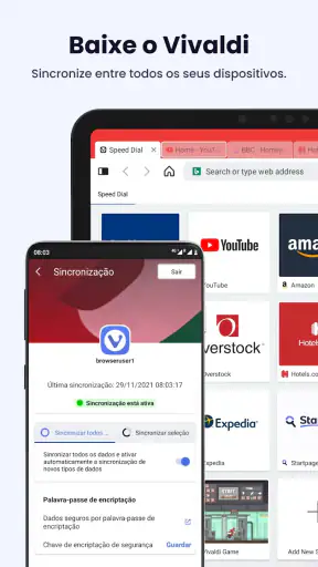 Navegador Vivaldi - Seguro screenshot