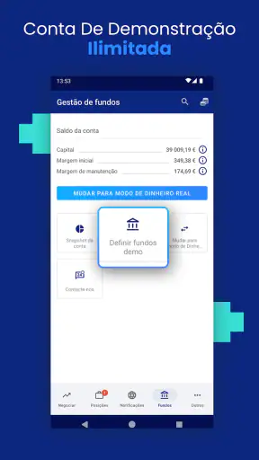 Negociação Plus500 screenshot