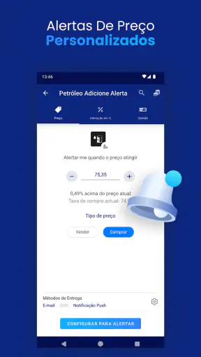 Negociação Plus500 screenshot