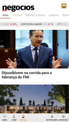Negócios screenshot
