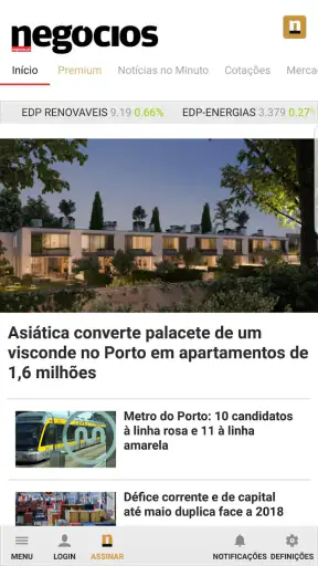 Negócios screenshot