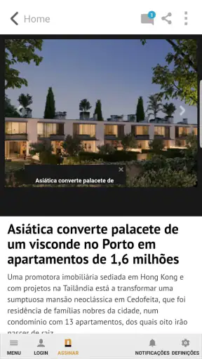 Negócios screenshot