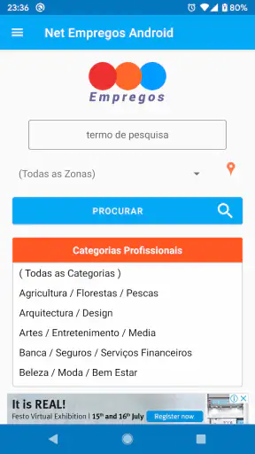 Net empregos Android screenshot