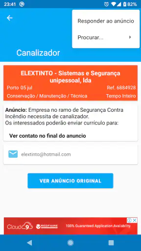 Net empregos Android screenshot