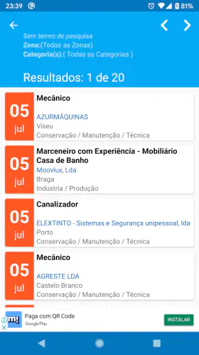 Net empregos Android screenshot