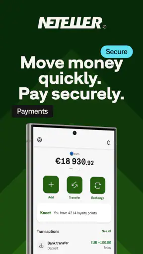 NETELLER – Fast Payments screenshot