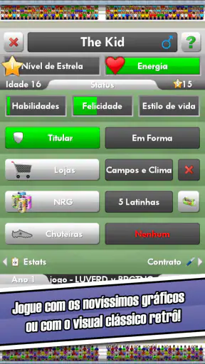New Star Futebol screenshot