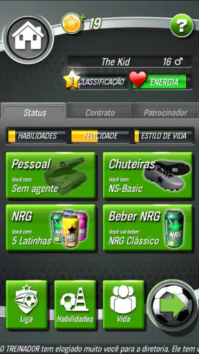 New Star Futebol screenshot