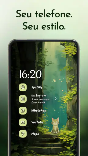 Niagara Launcher Tela Inicial screenshot