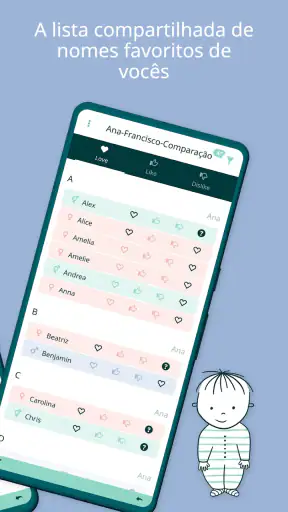 Nomes de Bebês / Próprios 2025 screenshot
