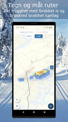 Norgeskart friluftsliv Outdoor screenshot