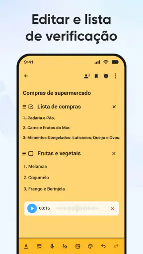 Notas: Bloco de notas e listas screenshot