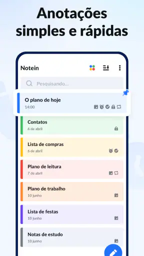 Notas, Bloco de Notas - Notein screenshot