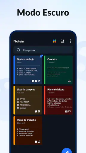 Notas, Bloco de Notas - Notein screenshot