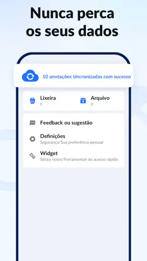 Notas, Bloco de Notas - Notein screenshot