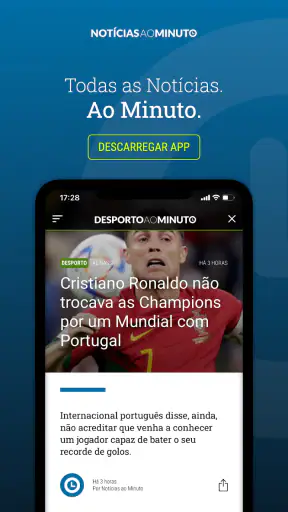 Notícias ao Minuto Portugal screenshot