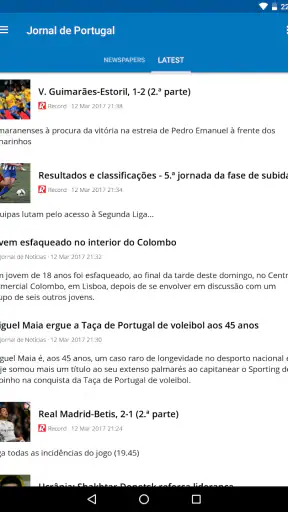 Notícias Portugal | PT Jornais screenshot