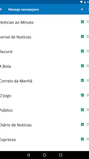 Notícias Portugal | PT Jornais screenshot