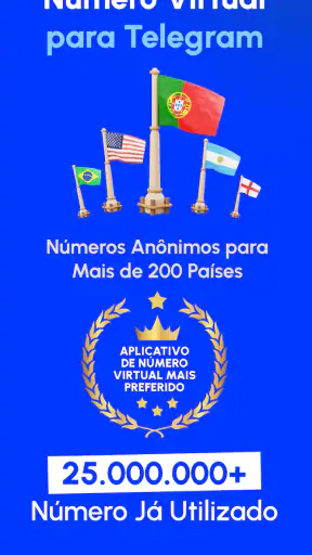 Números virtuais SMS - GetCode screenshot
