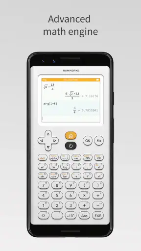 NumWorks Graphing Calculator screenshot