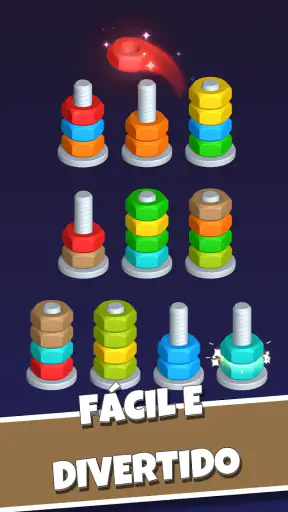 Nut Sort-Color Puzzle Game screenshot