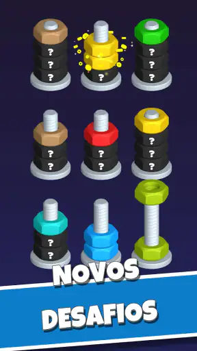 Nut Sort-Color Puzzle Game screenshot