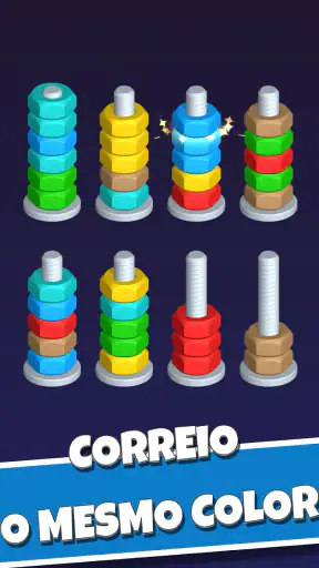 Nut Sort-Color Puzzle Game screenshot