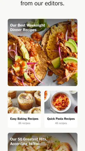NYT Cooking: Recipes & Tips screenshot