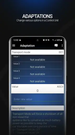 OBDeleven VAG car diagnostics screenshot