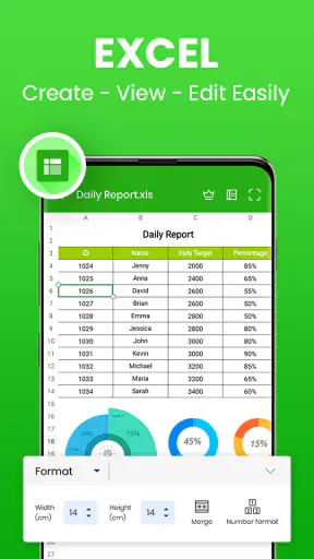 Office App - DOCX, PDF, XLSX screenshot