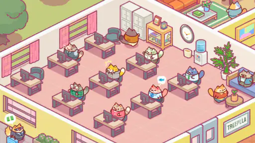 Office Cat: Idle Tycoon Game screenshot