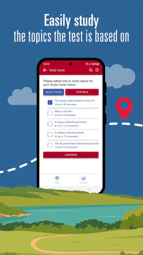 Official Life in the UK Test screenshot