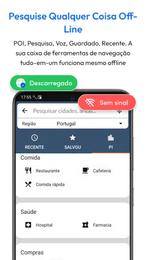 Offline Map Navigation screenshot