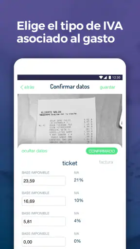 Okticket - Gestão de despesas screenshot