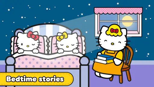 Olá Kitty: Boa noite screenshot