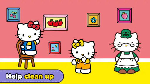 Olá Kitty: Boa noite screenshot