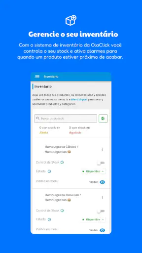 OlaClick: Cardápio digital PDV screenshot