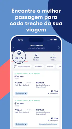 Omio: Trem e Ônibus na Europa screenshot