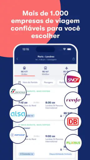 Omio: Trem e Ônibus na Europa screenshot