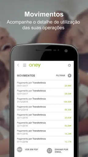 Oney Portugal screenshot