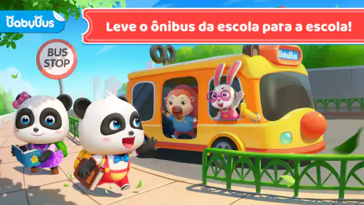 Ônibus Escolar do Bebê Panda screenshot