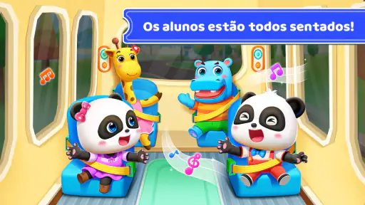 Ônibus Escolar do Bebê Panda screenshot