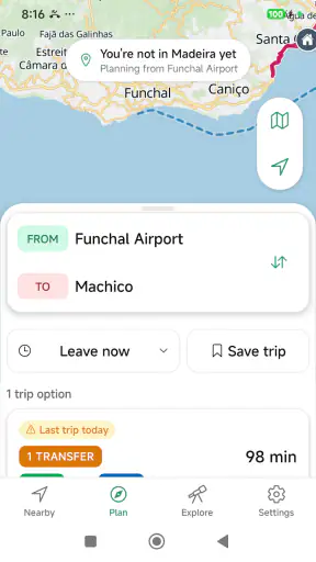 Ônibus Madeira screenshot