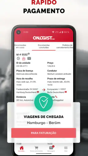 ONLOGIST Facture conduzindo screenshot