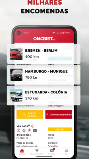 ONLOGIST Facture conduzindo screenshot