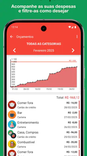 Orçamento Fácil - Despesas screenshot