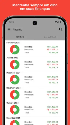 Orçamento Fácil - Despesas screenshot